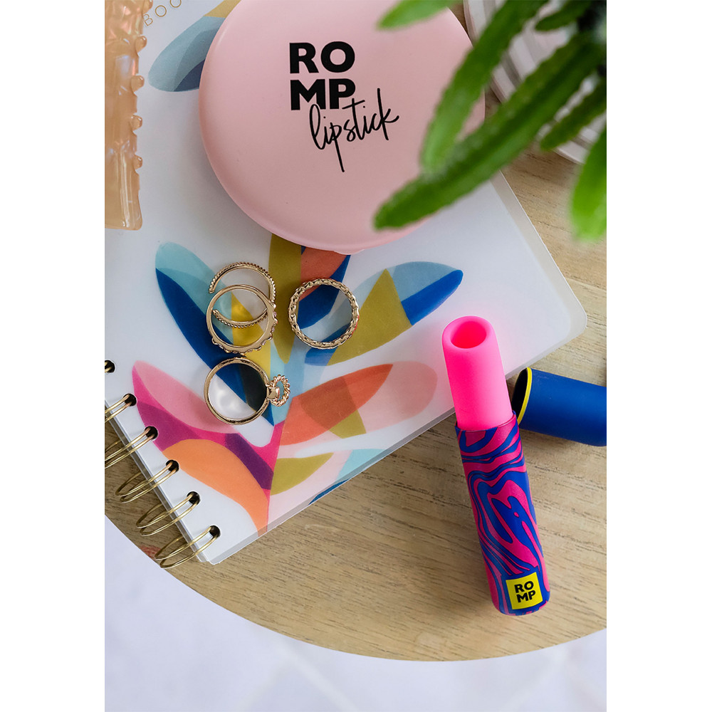 Різне - Кліторальний вібратор Romp Lipstick у вигляді губної памади, рожевий 8