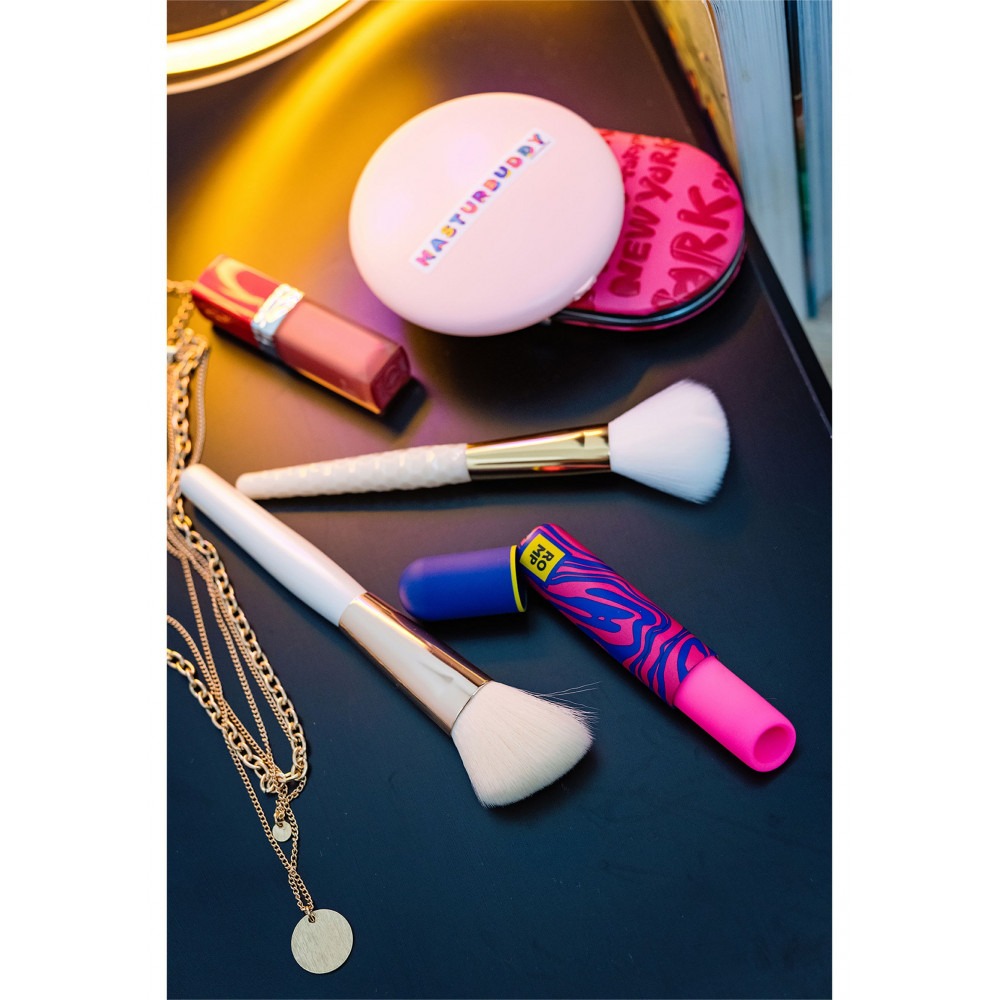 Різне - Кліторальний вібратор Romp Lipstick у вигляді губної памади, рожевий 7