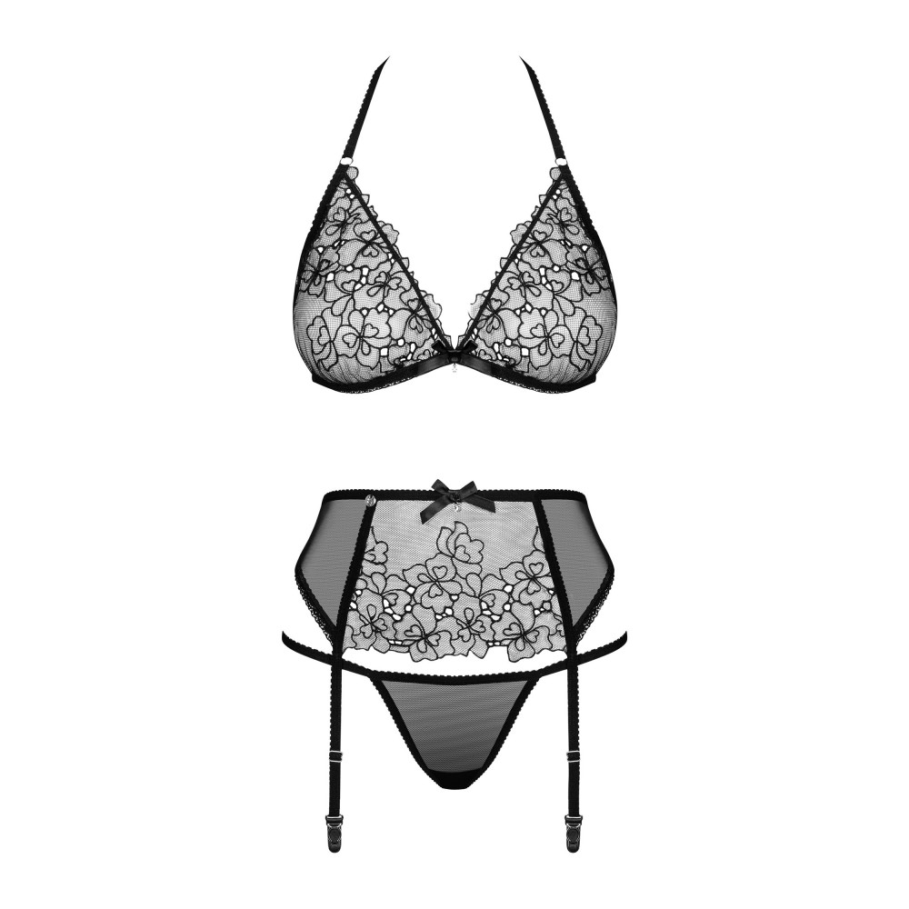 Разное - Комплект Obsessive UNIQUELLA THREE PIECES SET S/M 4