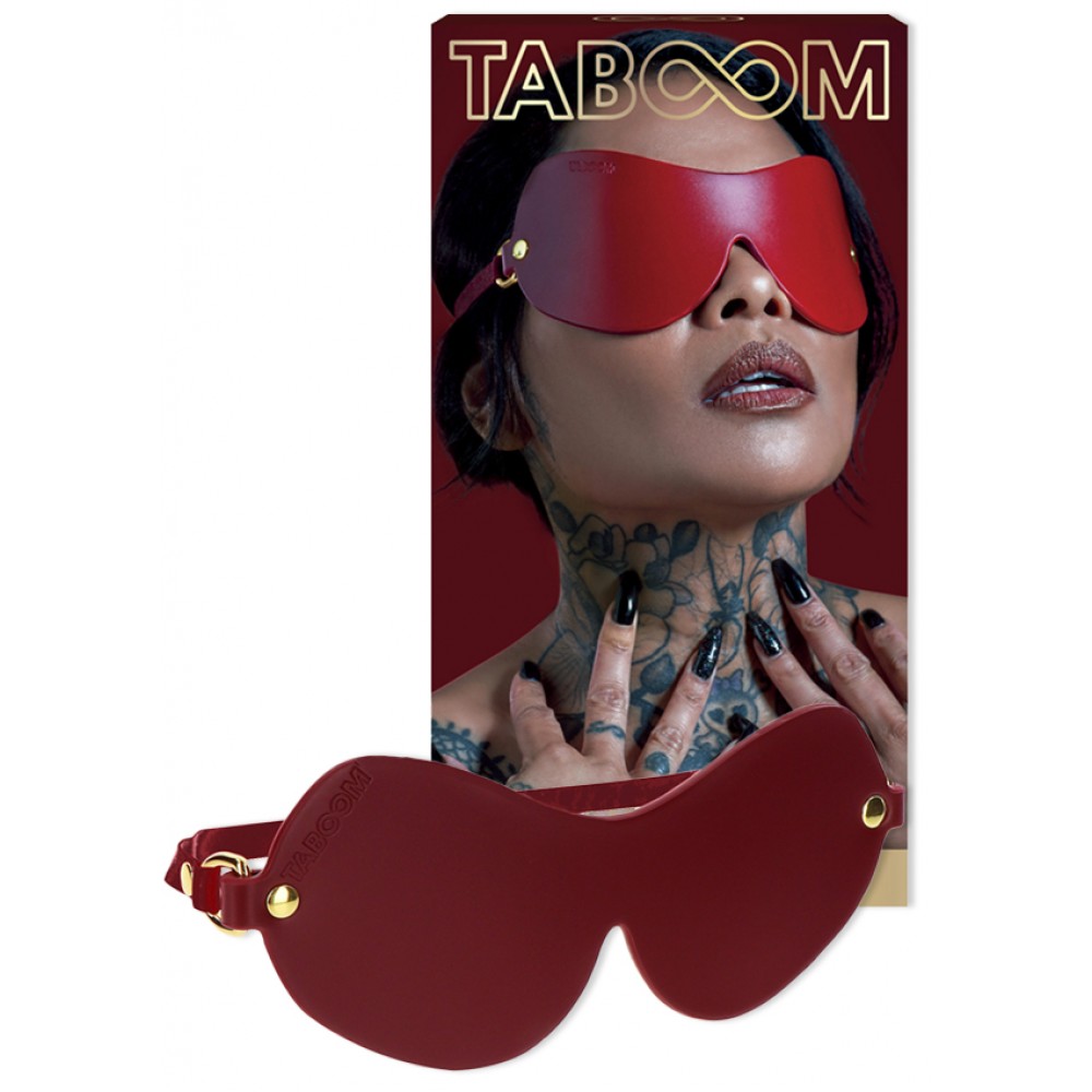 Секс игрушки - Маска с закрытыми глазами Taboom, красная