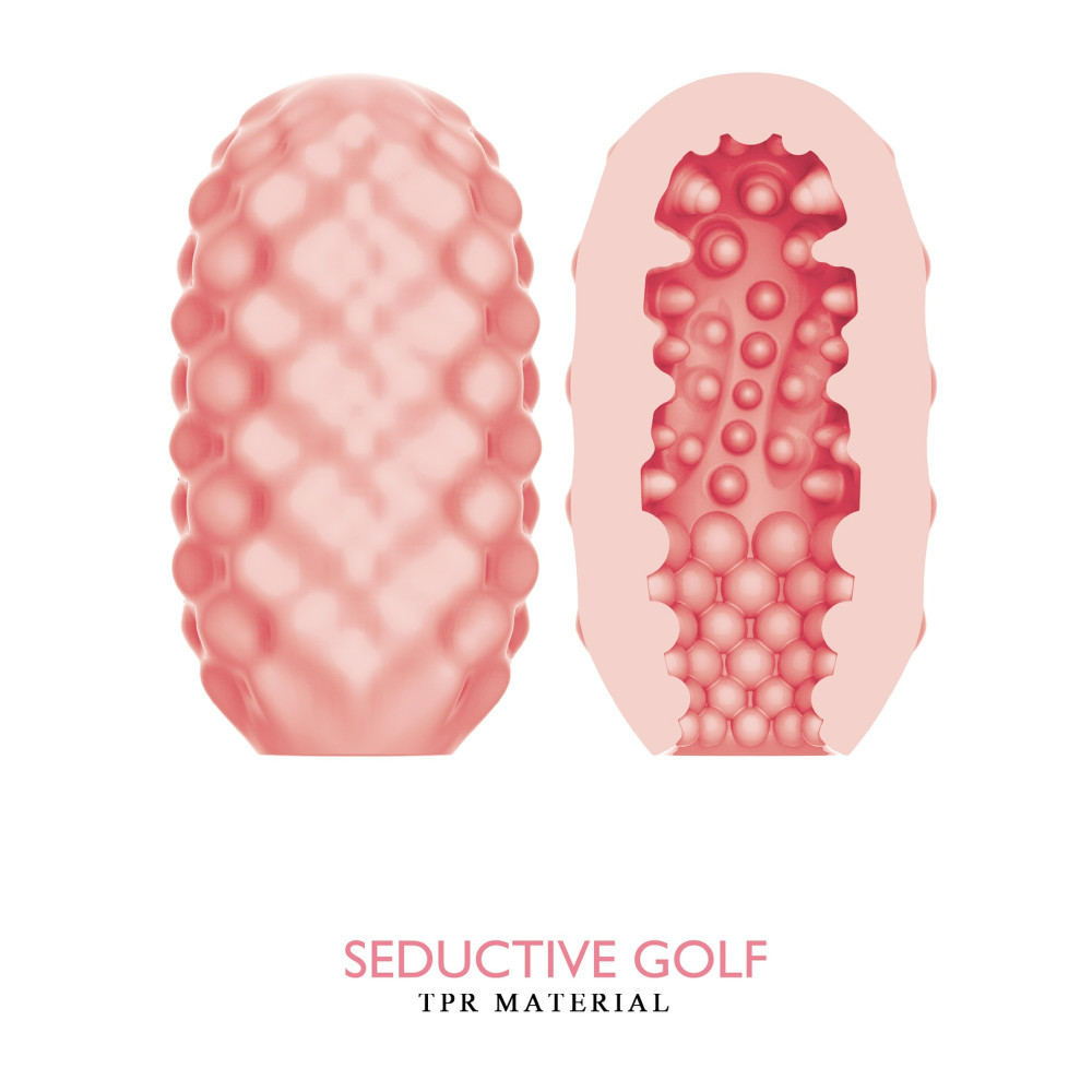  - Мастурбатор міні в колбі, з рельєфом із кульок Pretty Love Seductive Golf Cupid X Egg 2