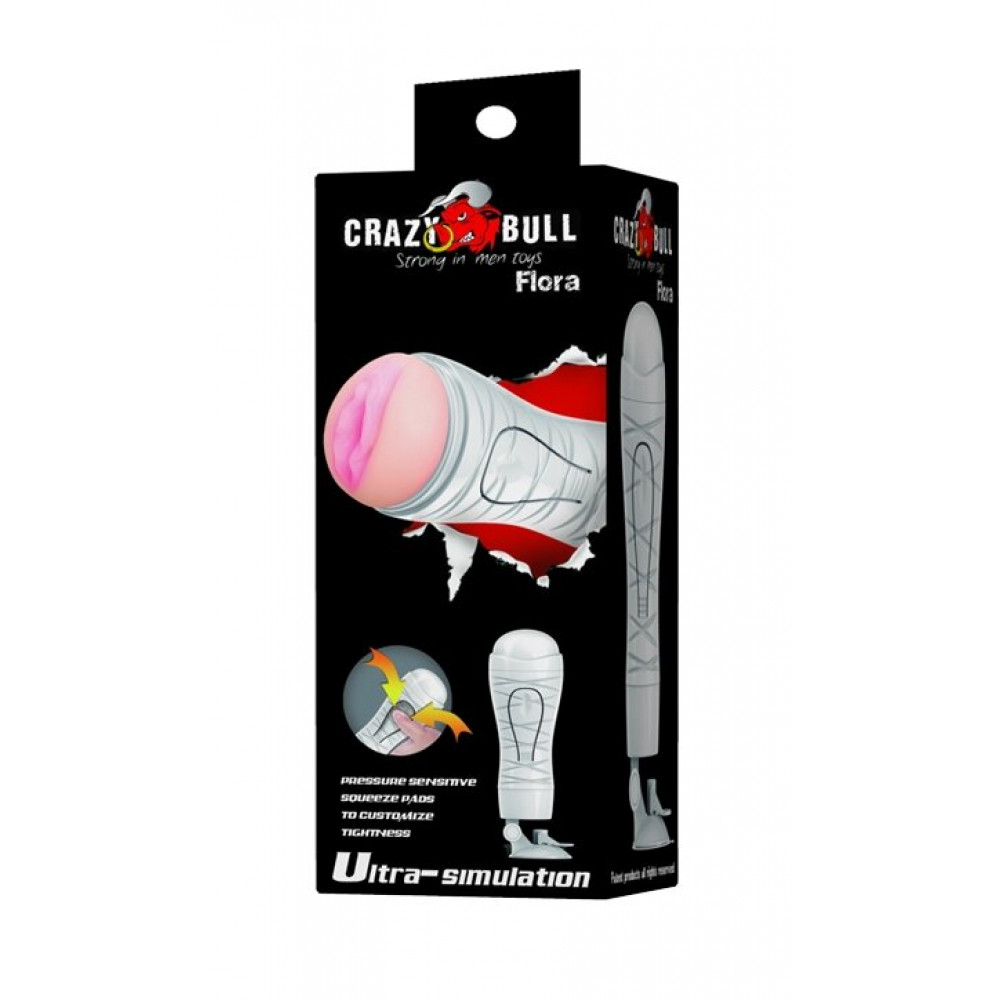 Різне - Мастурбатор ротик CRAZY Bull-Flora, BM-00900T48N-2 9