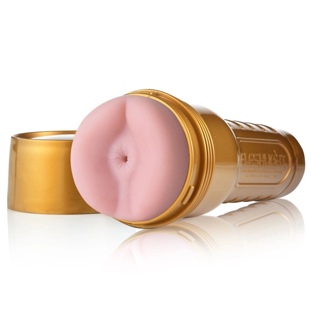 Секс игрушки - Масурбатор в колбе анус Fleshlight Pink Butt Stamina Training Unit (STU) (RP), рельефный, киберкожа 2