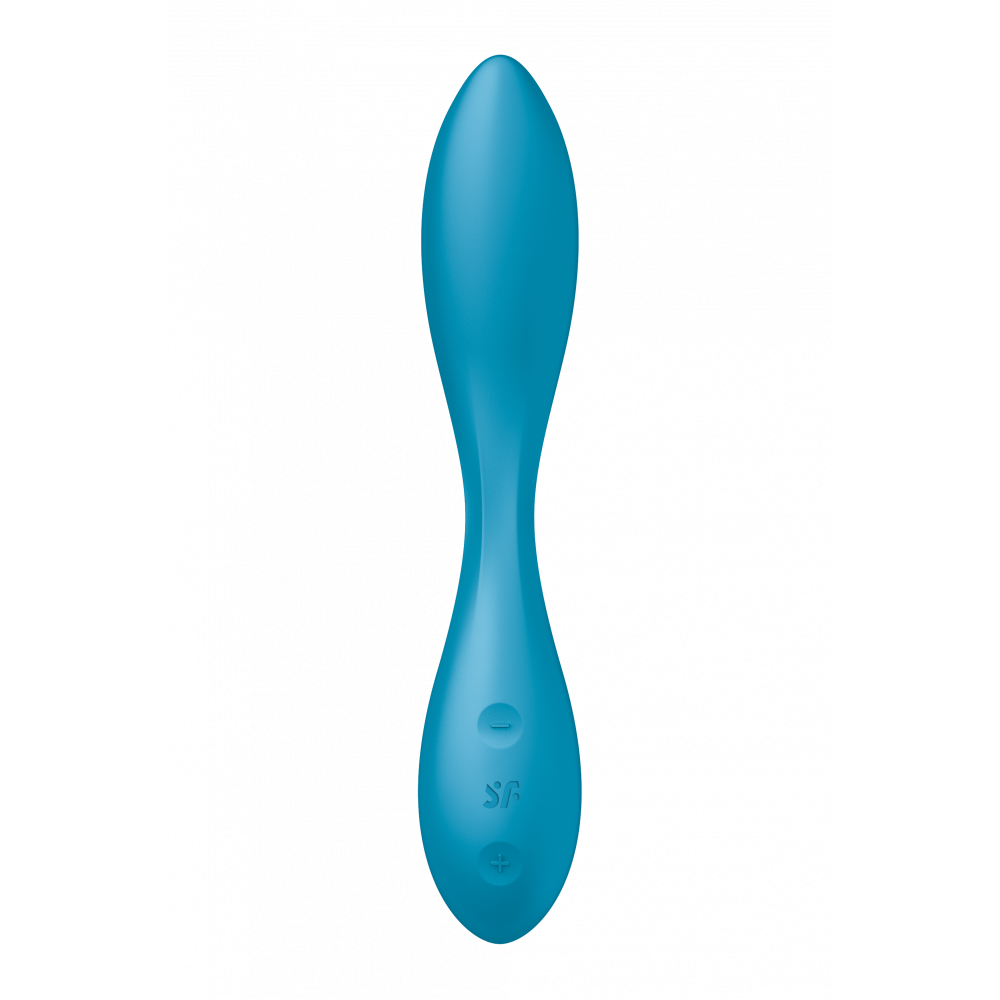 Разное - Мульти вибратор универсальный SATISFYER G-SPOT FLEX 1 голубой 5