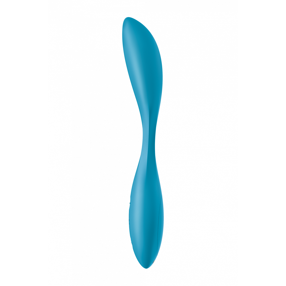 Разное - Мульти вибратор универсальный SATISFYER G-SPOT FLEX 1 голубой 2