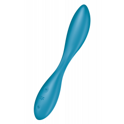 Мульти вибратор универсальный SATISFYER G-SPOT FLEX 1 голубой