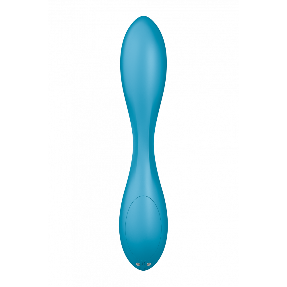 Разное - Мульти вибратор универсальный SATISFYER G-SPOT FLEX 1 голубой 3