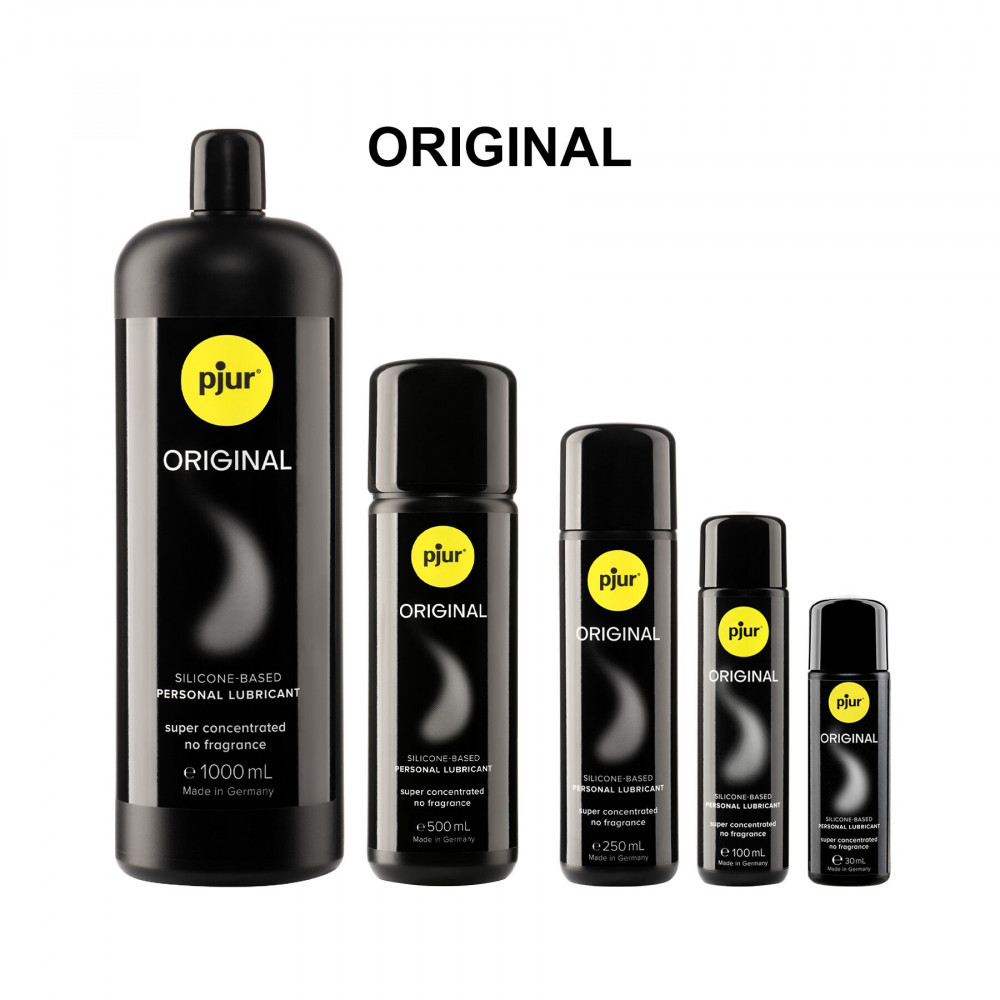 Смазки на силиконовой основе - Универсальный лубрикант на силиконовой основе pjur Original 100 мл, 2 в 1, для секса и массажа 2