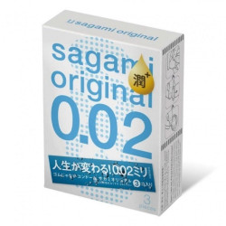 Презервативы ультратонкие полиуретановые Sagami original 0.02 с доп. смазкой (цена за упаковку,3 шт)