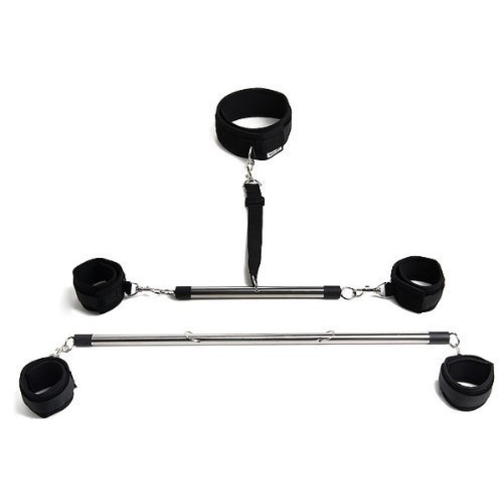 Різне - Розпірка на руки та ноги Roomfun Love Bondage Kit металева, чорна 1