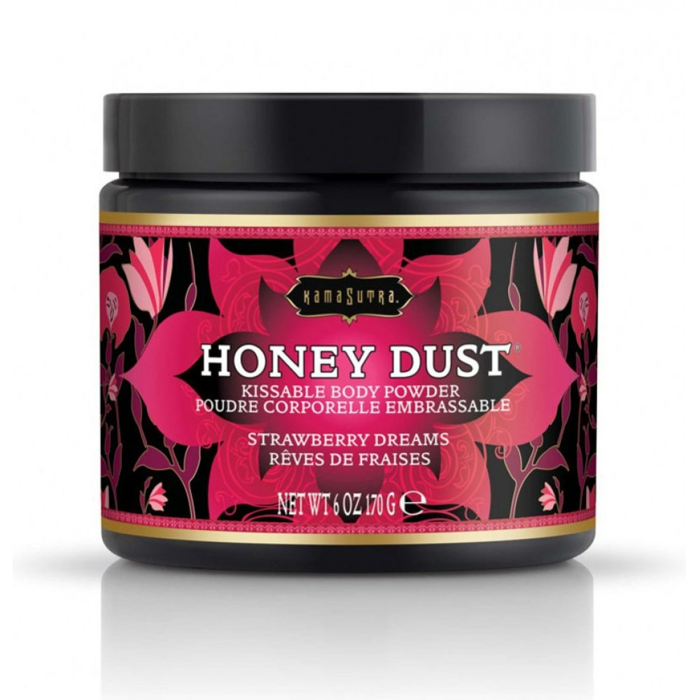 Лубриканты - Съедобная пудра Kamasutra Honey Dust Strawberry Dreams 170ml