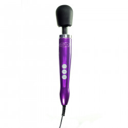 Вібромасажер DOXY Die Cast Purple, дуже потужний, живлення 220В, металевий корпус