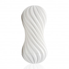 Мастурбатор Tenga Flex Silky White с изменяемой интенсивностью, можно скручивать