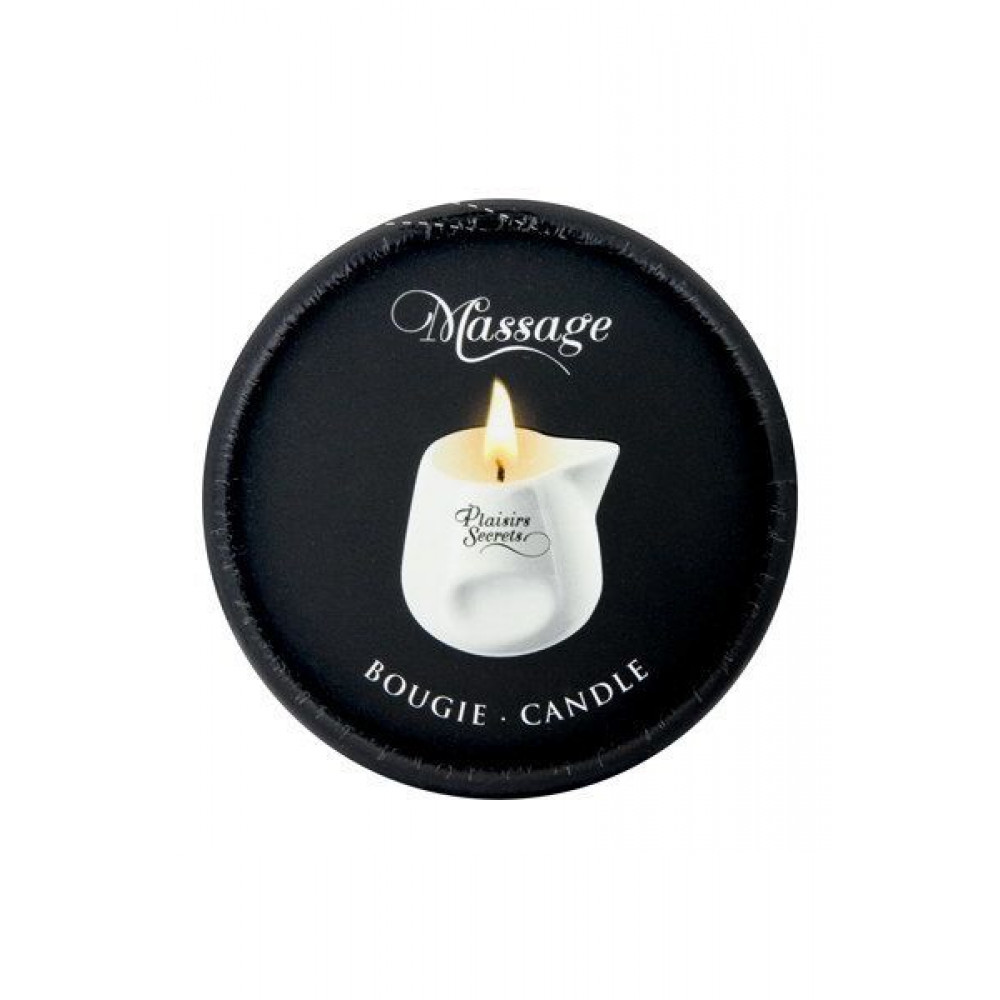 Массажные свечи - Массажная свеча Plaisirs Secrets Vanilla (80 мл) подарочная упаковка, керамический сосуд 2