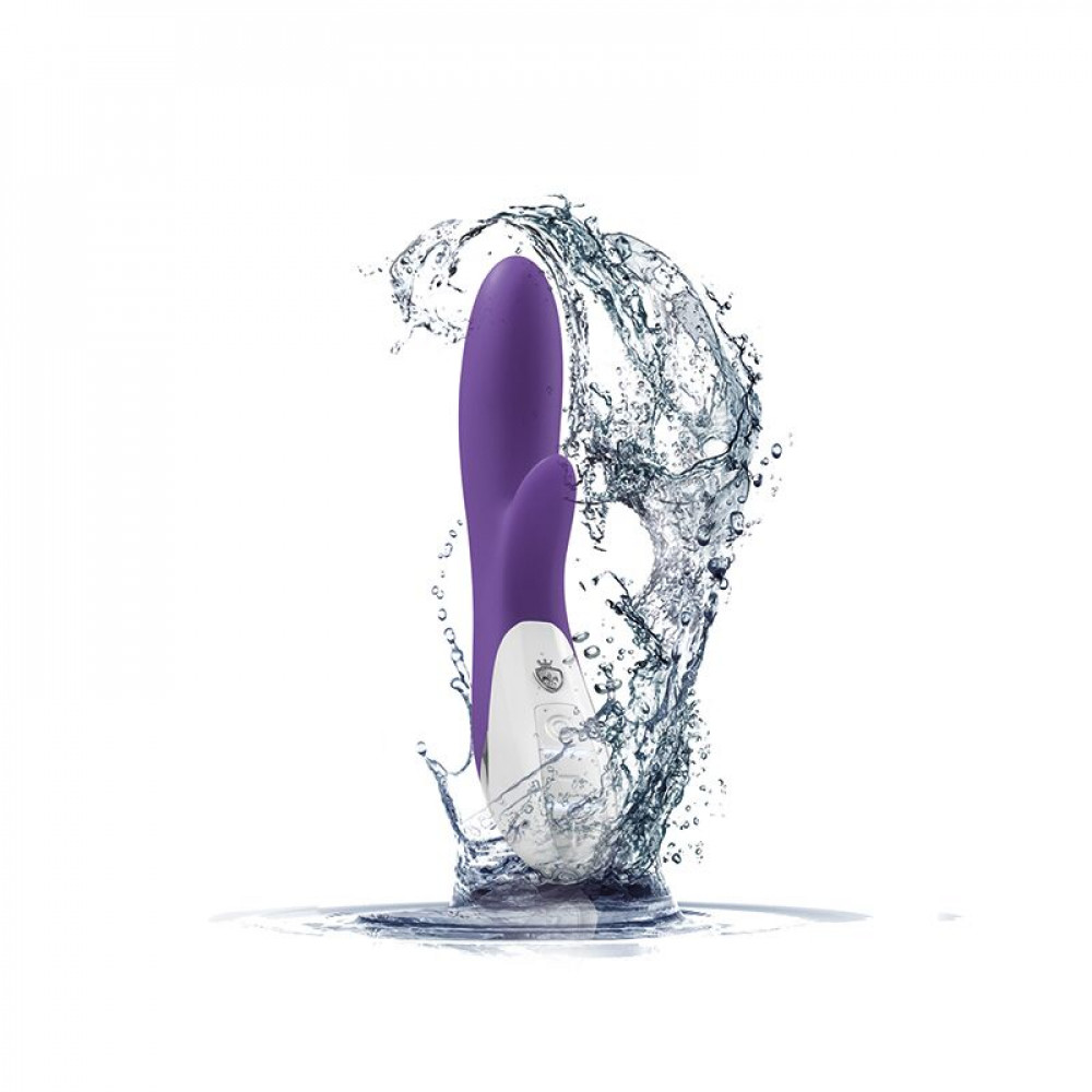 Вибратор-кролик - Вибратор-кролик Mystim Danny Divido Purple с глубокой вибрацией, 2 мотора 9