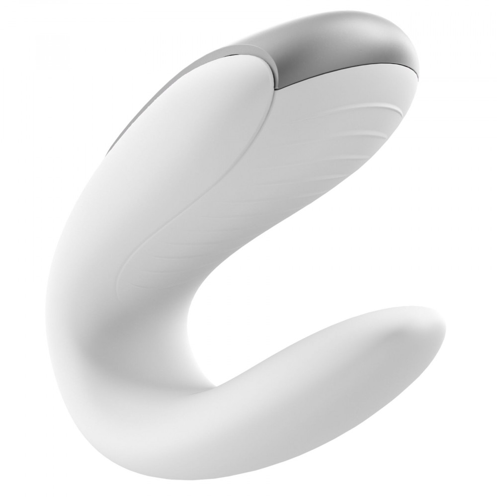 Игрушки для пар - Смарт-вибратор для пар Satisfyer Double Fun (White) с пультом ДУ 4