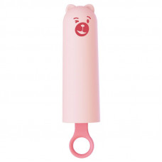 Вибратор CuteVibe Teddy Pink (Black Dildo), реалистичный вибратор под видом мороженого