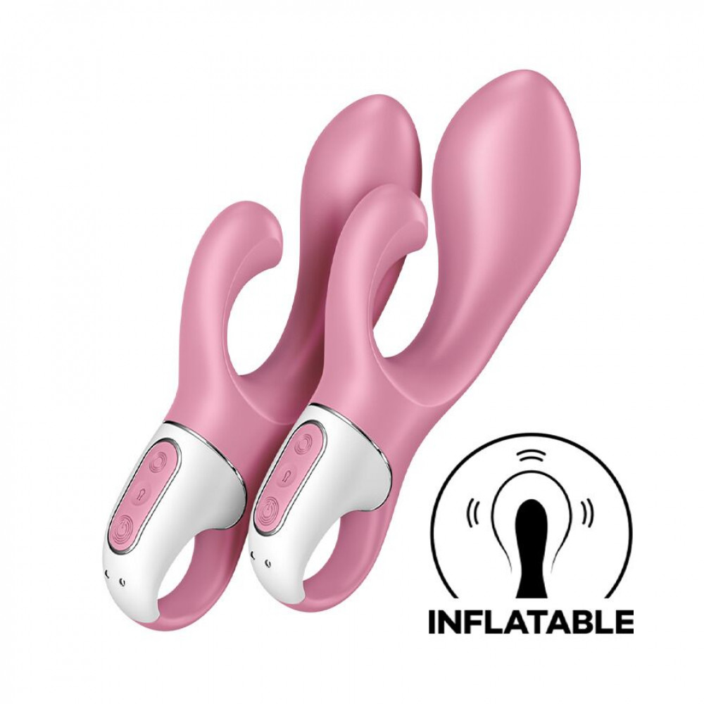 Вибратор-кролик - Вибратор-кролик надувной Satisfyer Air Pump Bunny 2