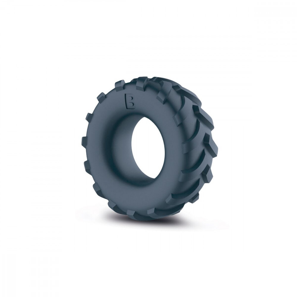 Эрекционное кольцо - Эрекционное кольцо Boners Tire Cock Ring - Grey