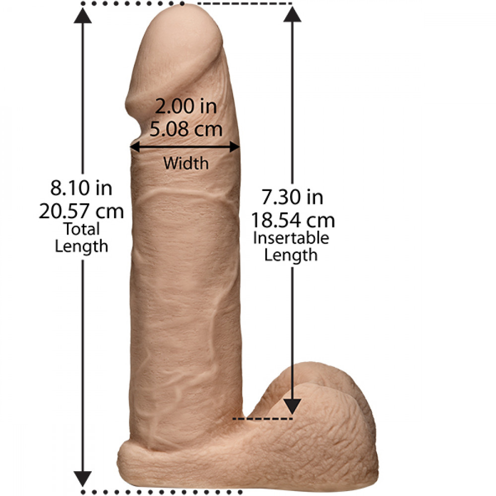 Секс игрушки - Страпон из киберкожи Doc johnson Cock With Ultra Harness 1
