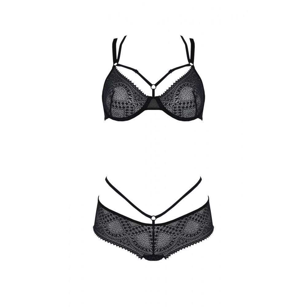 Сексуальные трусики - Комплект Passion DROSERA BIKINI black L/XL - ECO Passion 2