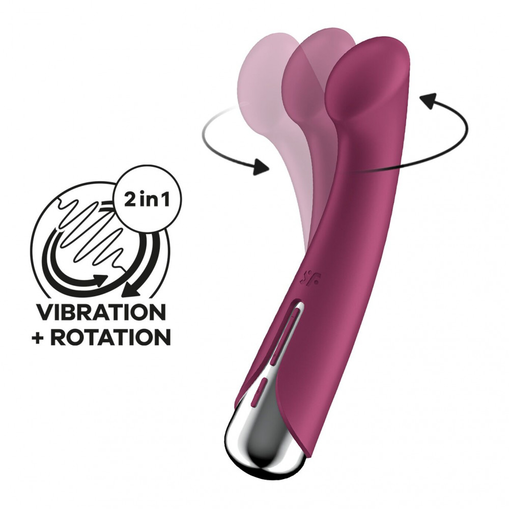 Стимулятор точки G - Вибратор Satisfyer Spinning G-Spot 1 Red