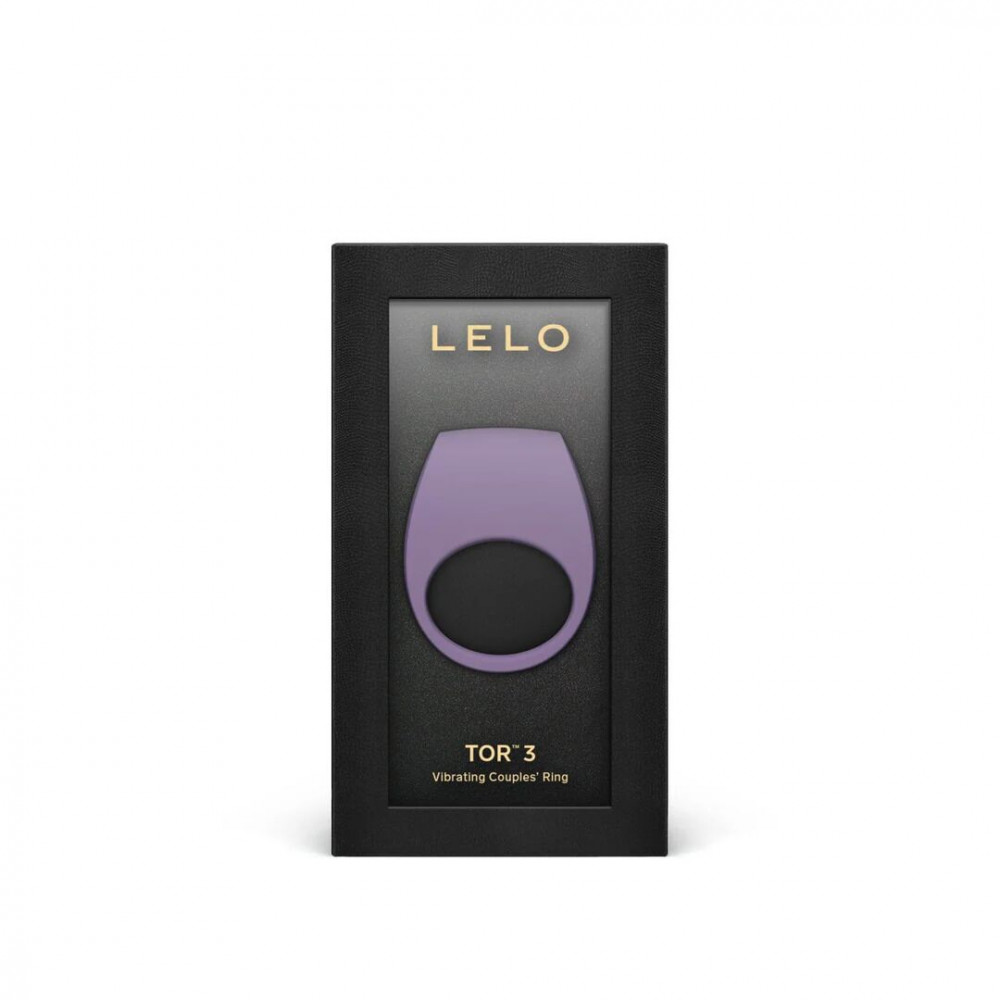 Эрекционные кольца с вибрацией - Эрекционное кольцо с вибрацией LELO Tor 3 Violet Dusk 4