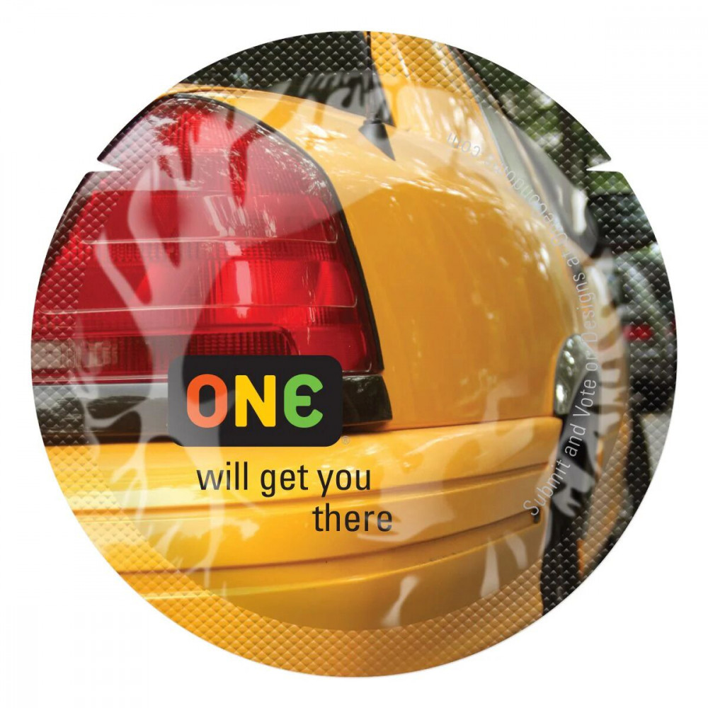 Презервативы - Презерватив ONE Color Sensations - ONE will get you there (Yellow) 1 шт