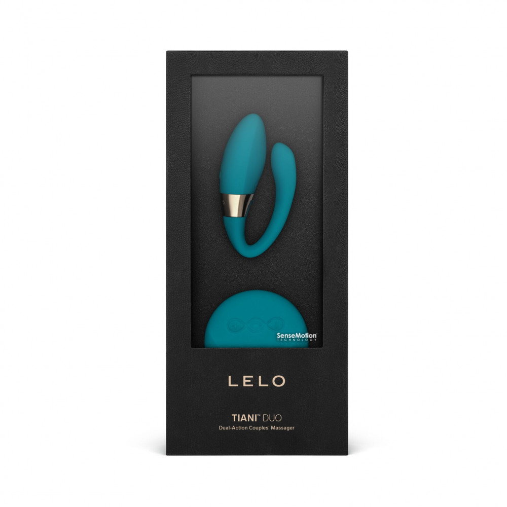 Вибраторы для пар - Вибратор для пар LELO Tiani Duo Ocean Blue, 2 мотора, пульт ДУ 7