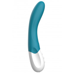Вибратор точки G Liebe Bend It Rechargeable Ocean Blue, 10 режимов, очень мощный, гибкий ствол