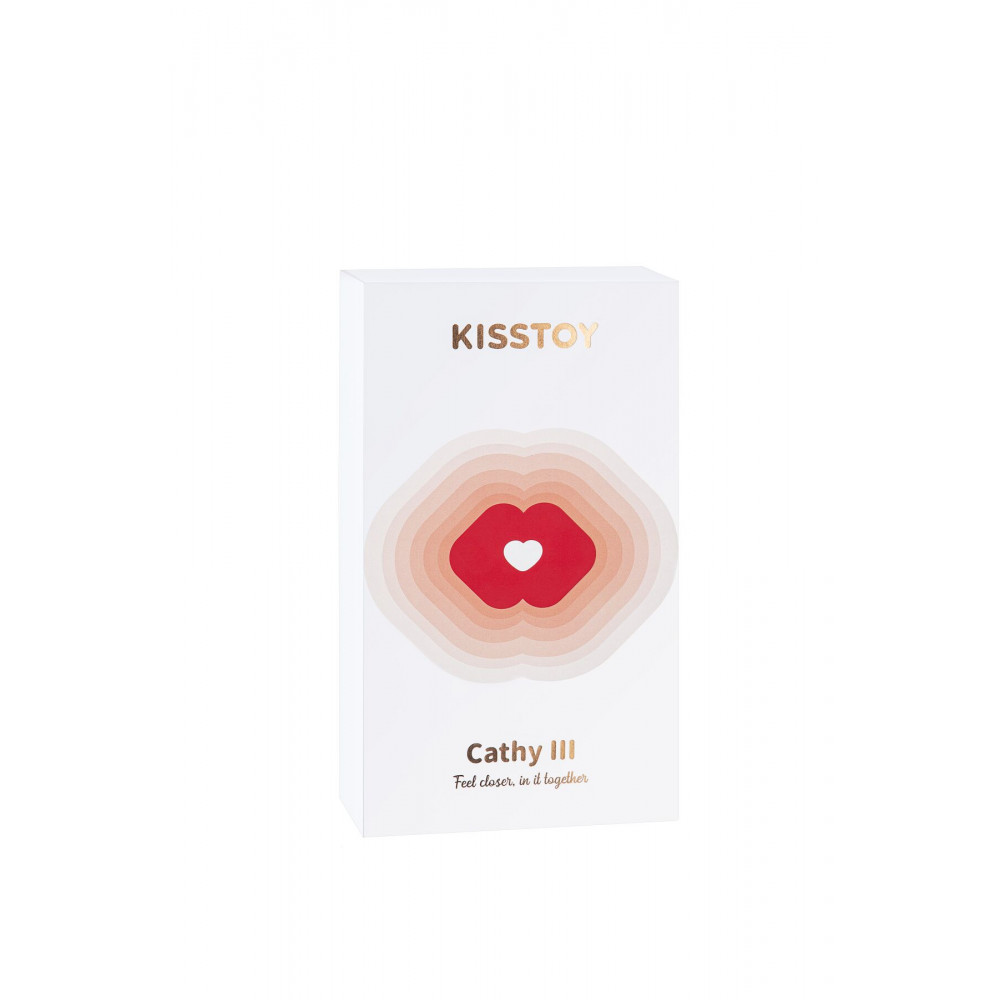 Игрушки для пар - Пульсатор с вакуумным стимулятором KISSTOY Cathy III Pink, 5 режимов вакуума, 10 режимов пульсации 5
