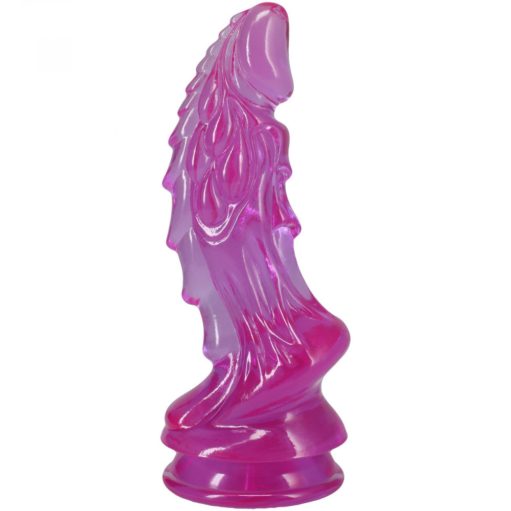Фалоімітатор - Фентезійний фалоімітатор Doc Johnson Crystal Jellies - Invader Dong 8.5 Inch - Purple 1
