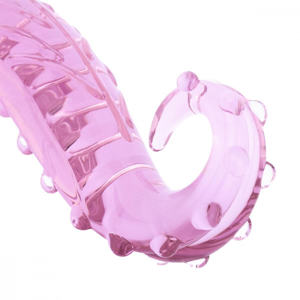 Фалоімітатор - Скляний фалоімітатор в формі щупальця Gildo No. 34 Tentacle Glass Dildo 5