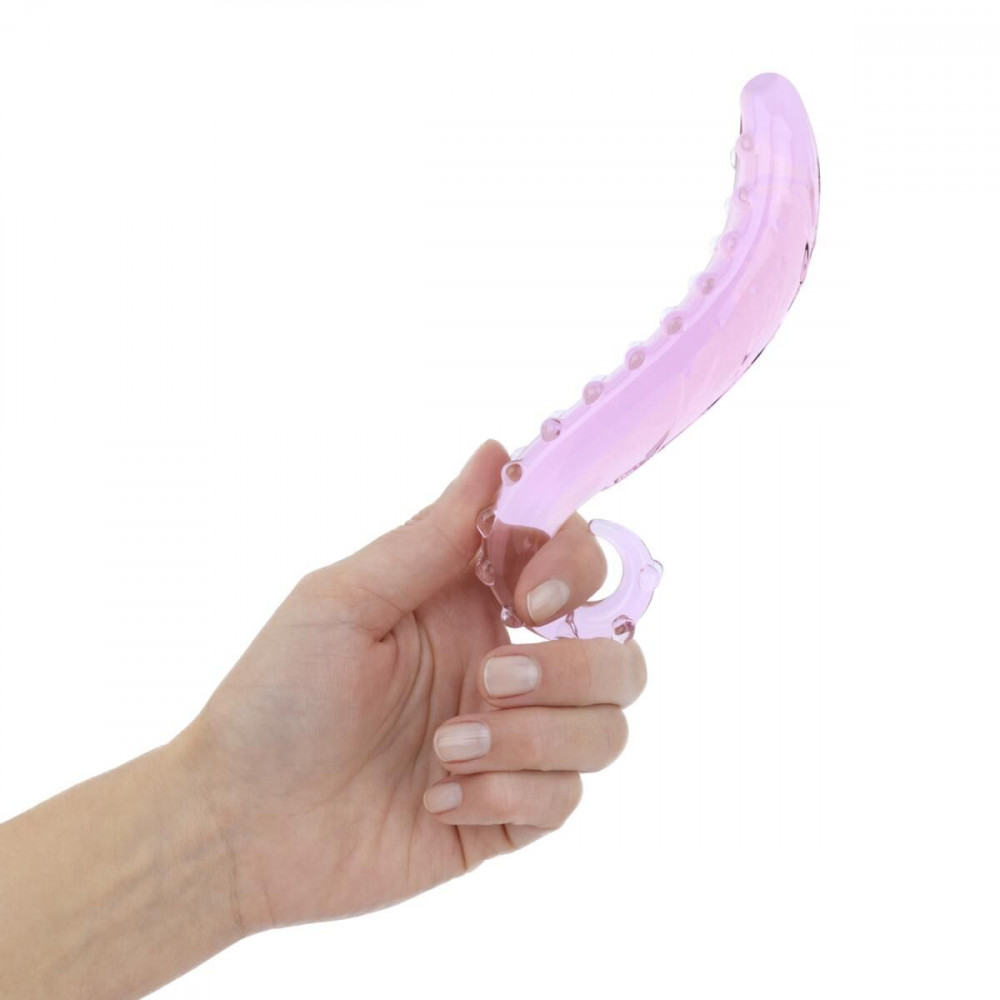 Фалоімітатор - Скляний фалоімітатор в формі щупальця Gildo No. 34 Tentacle Glass Dildo 6