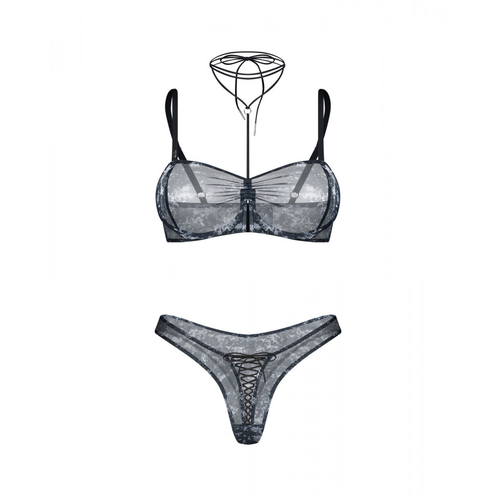 Еротичні комплекти - Комплект Obsessive Corrosis 2-pcs set L/XL 3