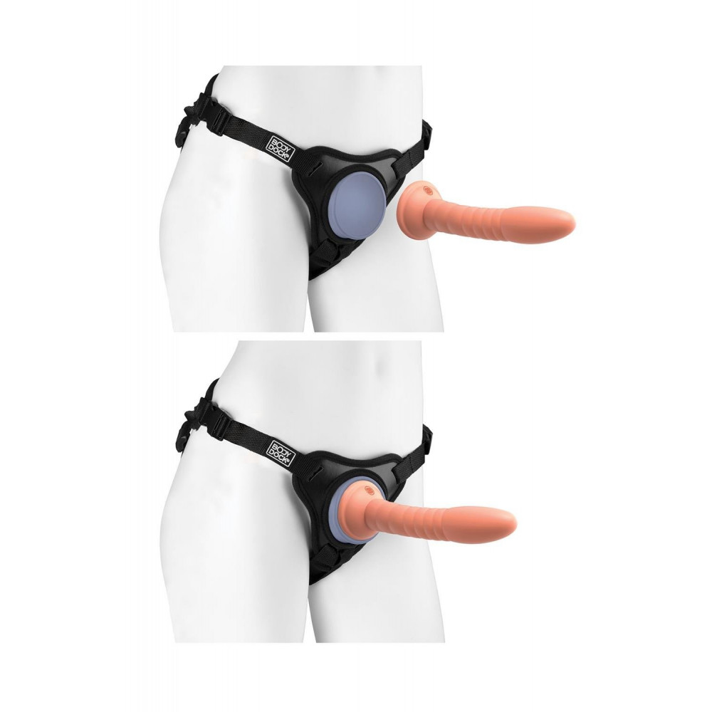 Страпони - Трусики для страпону Pipedream Dillio Platinum чорні 3