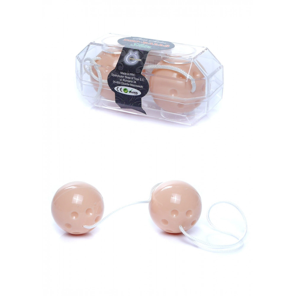 Вагинальные шарики - Вагинальные шарики Duo balls Skin, BS6700029