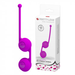 Вагинальные шарики Pretty Love Kegel фиолетовые