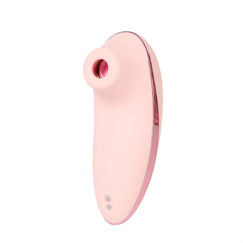 Вакуумный вибратор - Вакуумный стимулятор BeYourLover HIBA с подогревом, с приложением, розовый 5