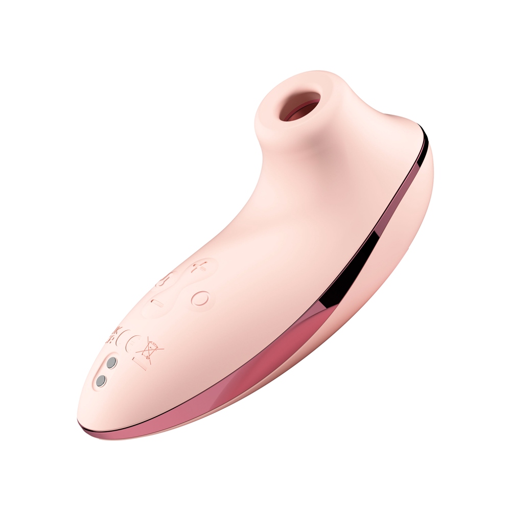 Вакуумный вибратор - Вакуумный стимулятор BeYourLover HIBA с подогревом, с приложением, розовый 8