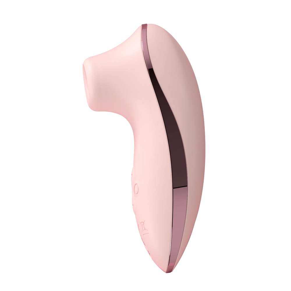 Вакуумный вибратор - Вакуумный стимулятор BeYourLover HIBA с подогревом, с приложением, розовый 7