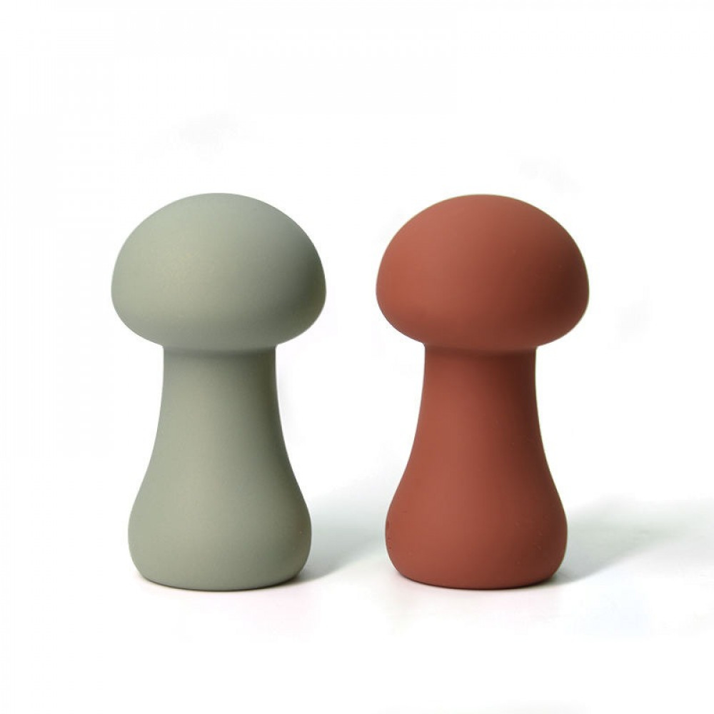 Різне - Вібратор для клітора у формі грибочка Sweet Em Velvet Lure Коричневий 2