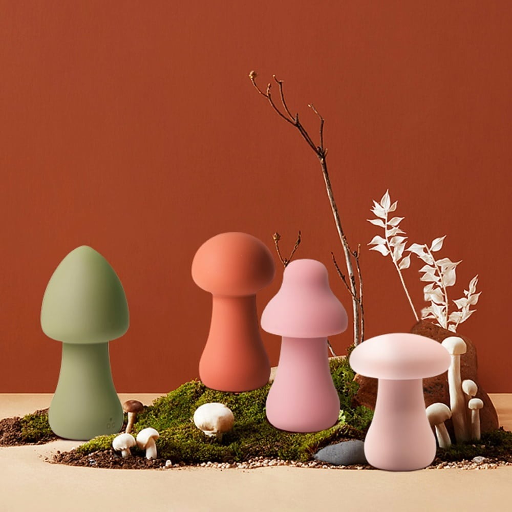 Різне - Вібратор для клітора у формі грибочка Sweet Em Velvet Lure Коричневий 6