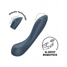 Вибратор с механизмом движения вверх и вниз Satisfyer G-Spot Wave 4 серый