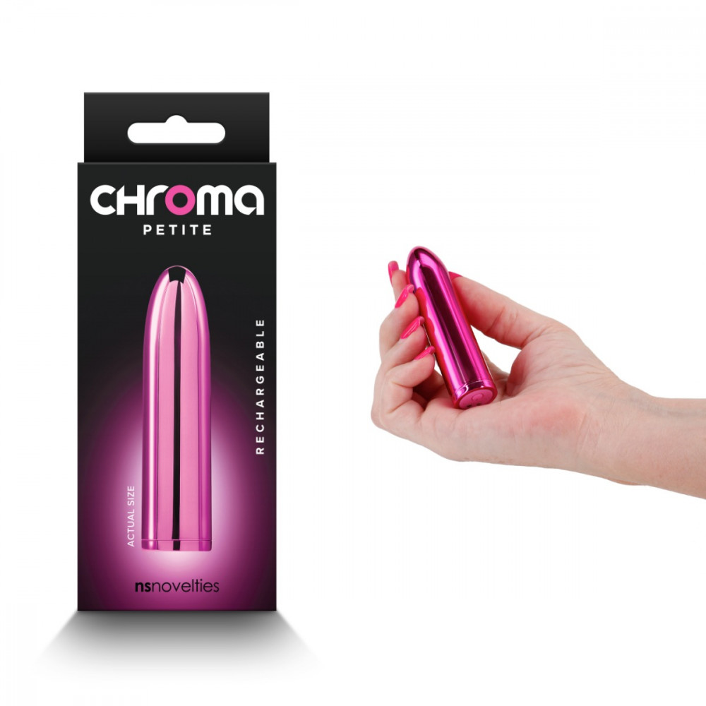 Секс игрушки - Вибропуля перезаряжаемая NS Novelties Chroma Petite, розовый