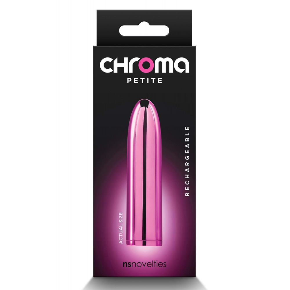 Секс игрушки - Вибропуля перезаряжаемая NS Novelties Chroma Petite, розовый 3