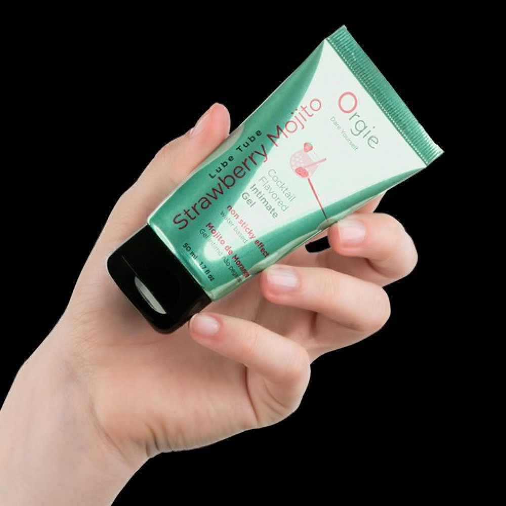 Разное - Съедобный лубрикант КЛУБНИЧНЫЙ МОХИТО Orgie Cocktail Flavored на водной основе, 50 мл 3