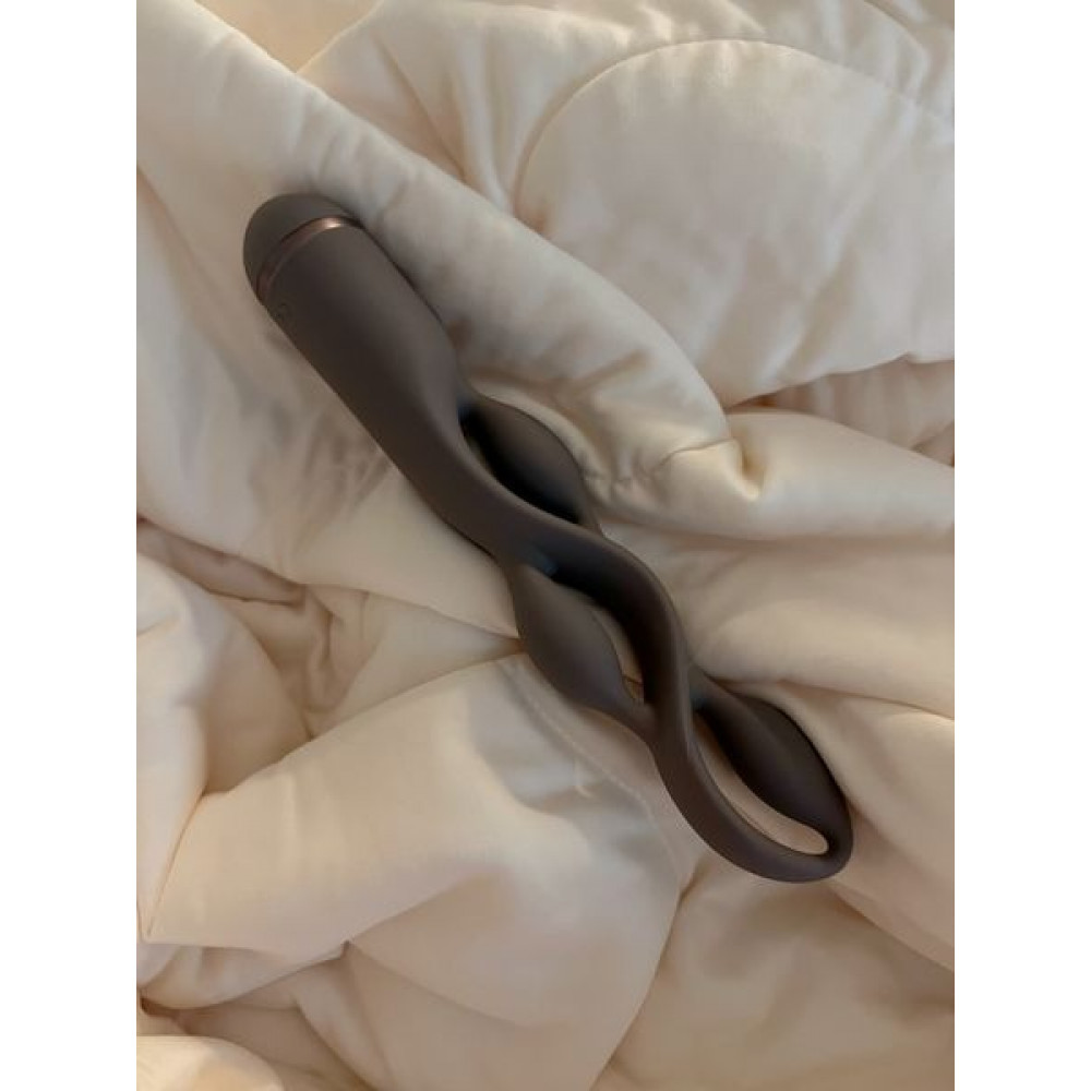 Різне - Імпульсний вібратор з ефектом пульсації UPKO UEROS для тривимірної стимуляції, коричневий 16