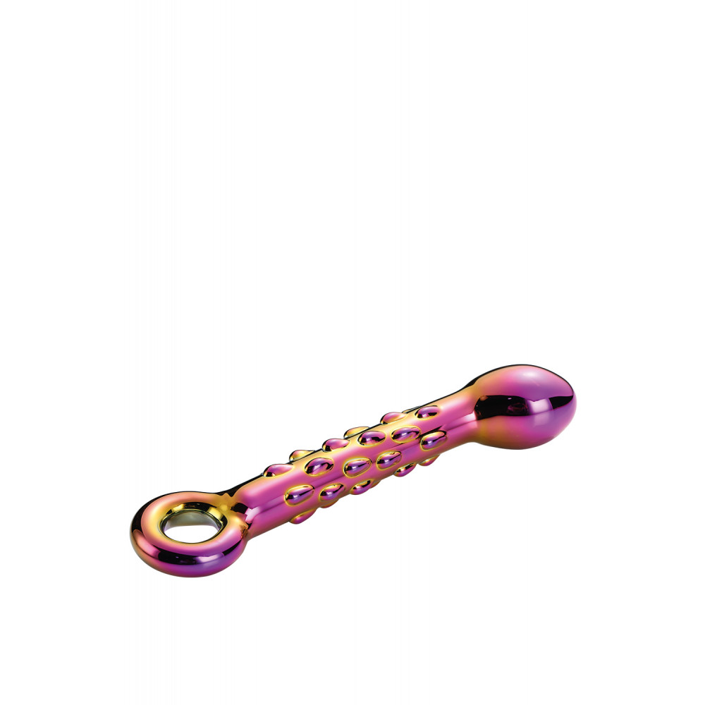 Секс игрушки - Стеклянный фаллоимитатор Dream Toys GLAMOUR GLASS RIBBED G-SPOT DILDO 3