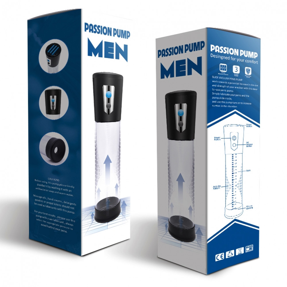 Разное - Автоматическая вакуумная помпа CANWIN Passion Pump Men - P401A 7